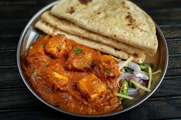 ⁠Chapathi with Paneer Curry